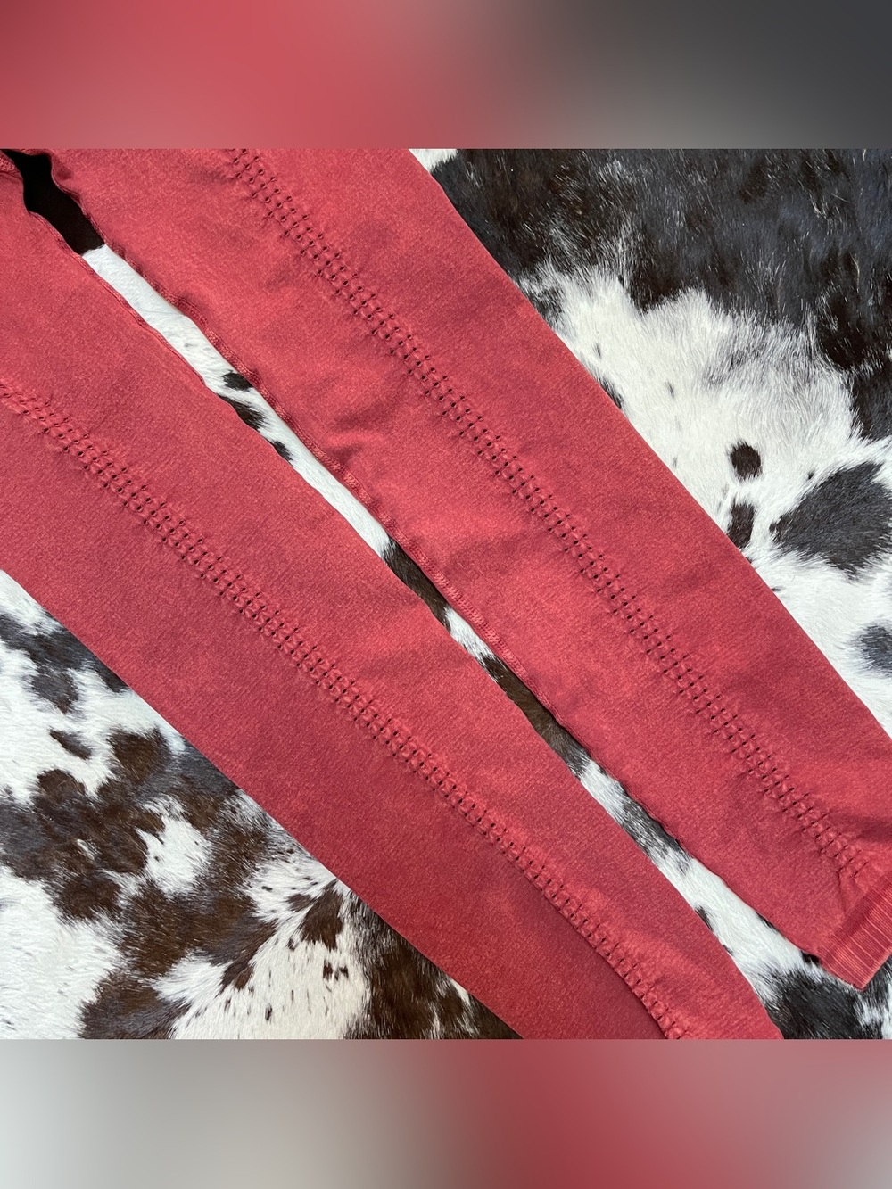 FP MOVEMENT by free people Good Karma Onesie Rust Red XS/S NWOT NO EXTERIOR LOGO - Picture 8 of 9